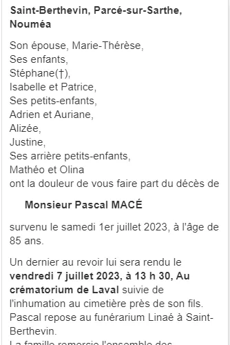 Profil de Pascal MACÉ